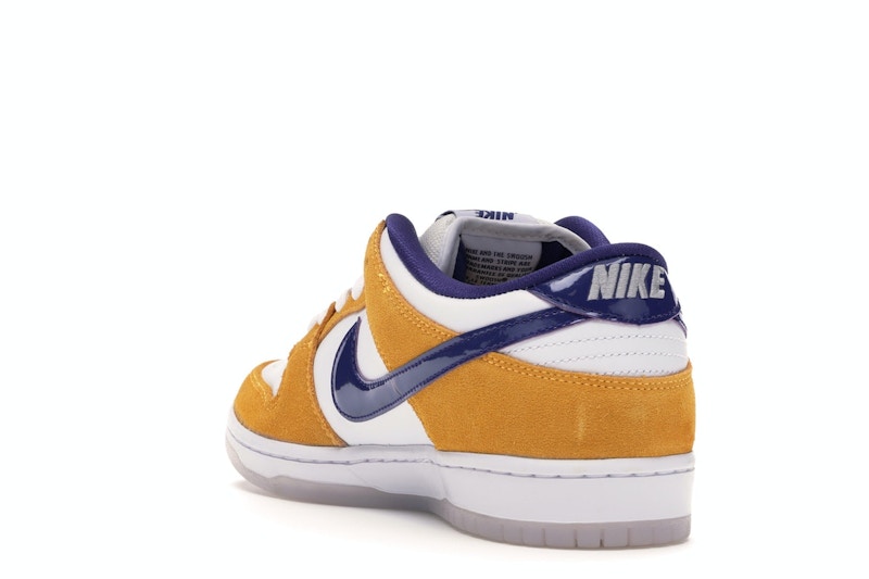 Nike SB Dunk Low Laser Orange - White/Regency Purple-Laser Orange - BQ6817-800 - 25