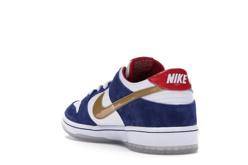 Nike Dunk Sb Low Ishod Wair Bmw - Deep Royal Blue/Metallic Silver-University Red-Metallic Silver - 839685-416 - 25