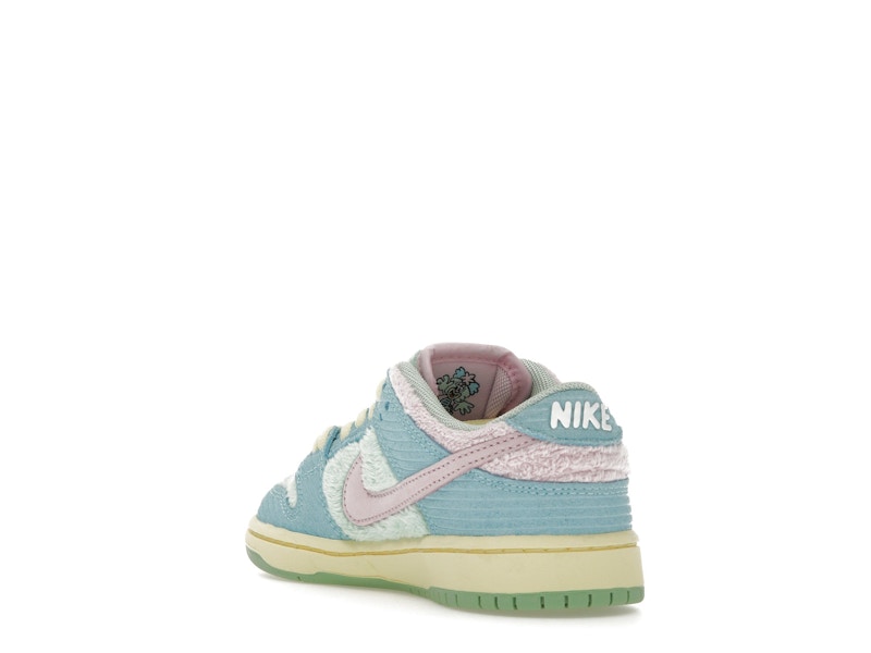 Nike Sb Dunk Low Verdy Visty (PS) - Blue Gaze/Light Arctic Pink/Bicycle Yellow - FZ7195-400 - 25