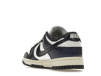 Nike Dunk Low Vintage Navy Womens - White/Midnight Navy-Coconut Milk - FN7197-100 - 25