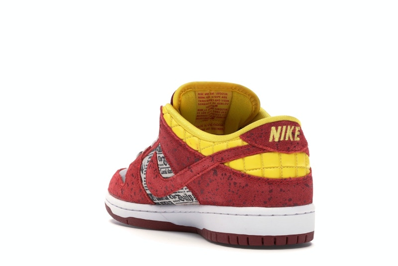 Nike Dunk Sb Low Rukus Crawfish - Action Red/Metallic Silver-Tour Yellow - nike-dunk-sb-low-rukus-crawfish - 25