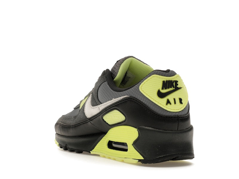 Nike Air Max 90 Smoke Grey Light Lemon Twist, vista a 360 gradi 25 di 36
