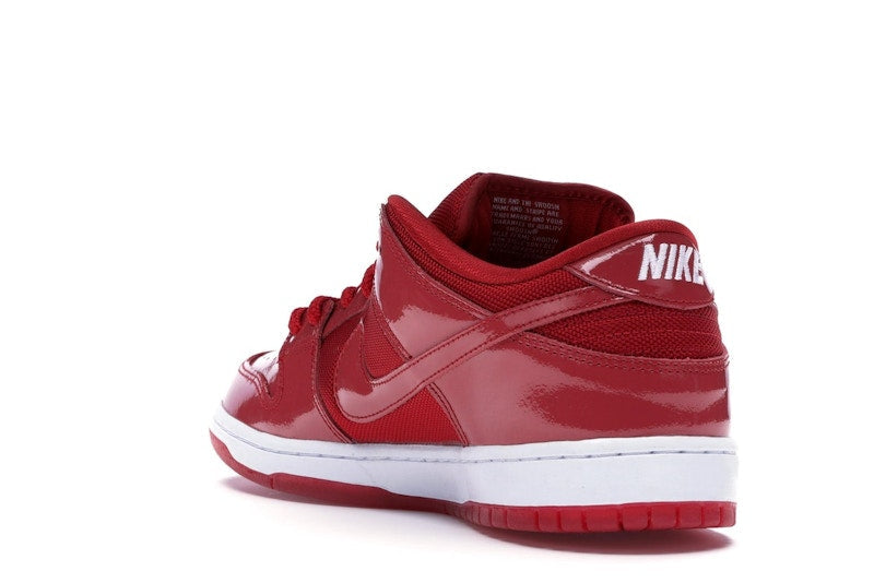 Nike Dunk Sb Low Red Patent Leather - Varsity Red/White-Varsity Red - 304292-616 - 25