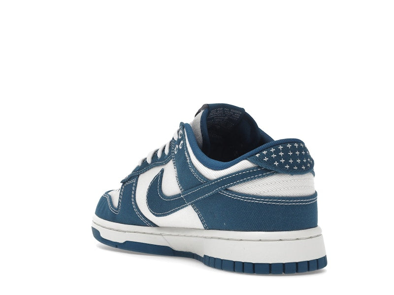 Nike Dunk Low Industrial Blue Sashiko - Summit White/Industrial Blue - DV0834-101 - 25