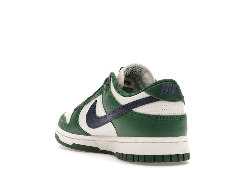 Nike Dunk Low Retro Gorge Green Midnight Navy Womens - Gorge Green/Midnight Navy/Phantom - DD1503-300 - 25