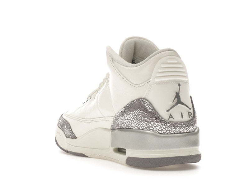 Air Jordan 3 Retro Sail Cement Grey, vista a 360 gradi 25 di 36
