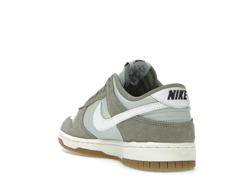 Nike Dunk Low Retro SE Light Silver Light Army Sail White, vista a 360 gradi 25 di 36