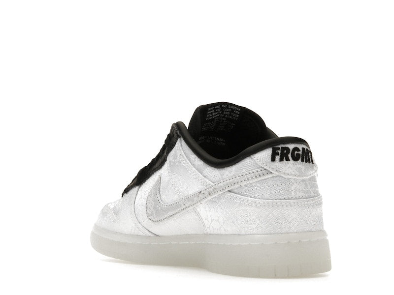 Nike Dunk Low Clot Fragment White - White/Black - FN0315-110 - 25