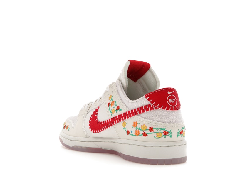 Nike SB Dunk Low Decon N7 Opti Yellow University Red - Opti Yellow/University Red-Bright Crimson-Stadium Green-Team Orange-Sail - FD6951-700 - 25