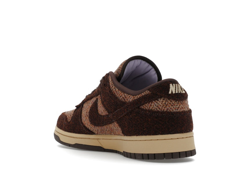 Nike Dunk Low Harris Tweed Sesame Womens - Sesame/Violet Mist/Baroque Brown - IO0052-200 - 25