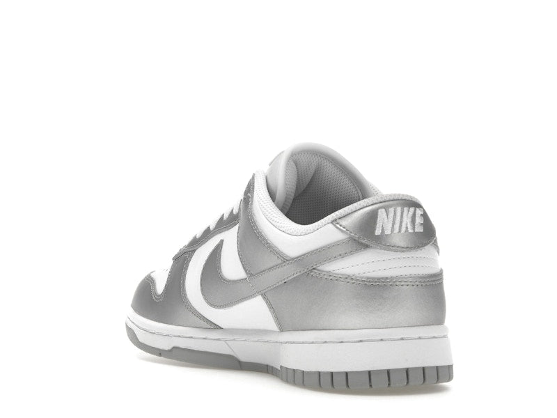 Nike Dunk Low Metallic Silver Womens - White/Metallic Silver/Blue Joy - FV1311-100 - 25
