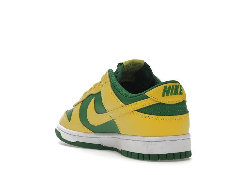 Nike Dunk Low Reverse Brazil - Apple Green/Yellow Strike-White - DV0833-300 - 25