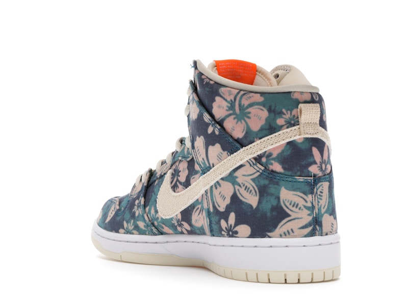 Nike SB Dunk High Hawaii - Sail/Blue-Green Aqua - CZ2232-300 - 25