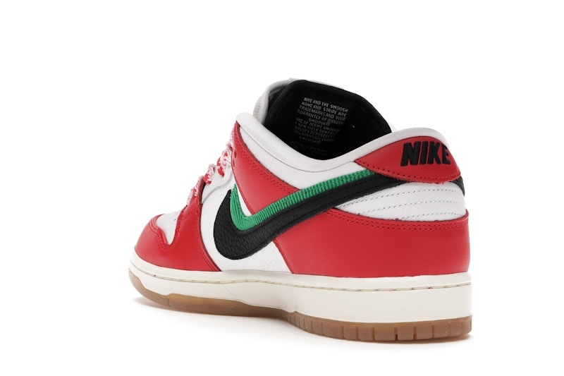 Nike SB Dunk Low Frame Skate Habibi - White/Black-Green-Red-Gum - CT2550-600 - 25