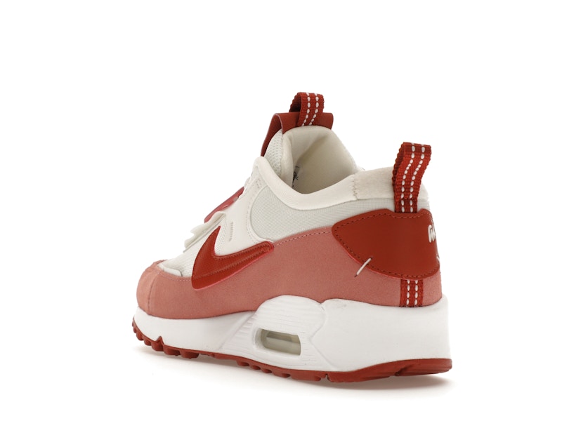 Nike Air Max 90 Futura Red Stardust Womens - Red Stardust/Summit White/Campfire Orange/Rugged Orange - FQ8881-618 - 25