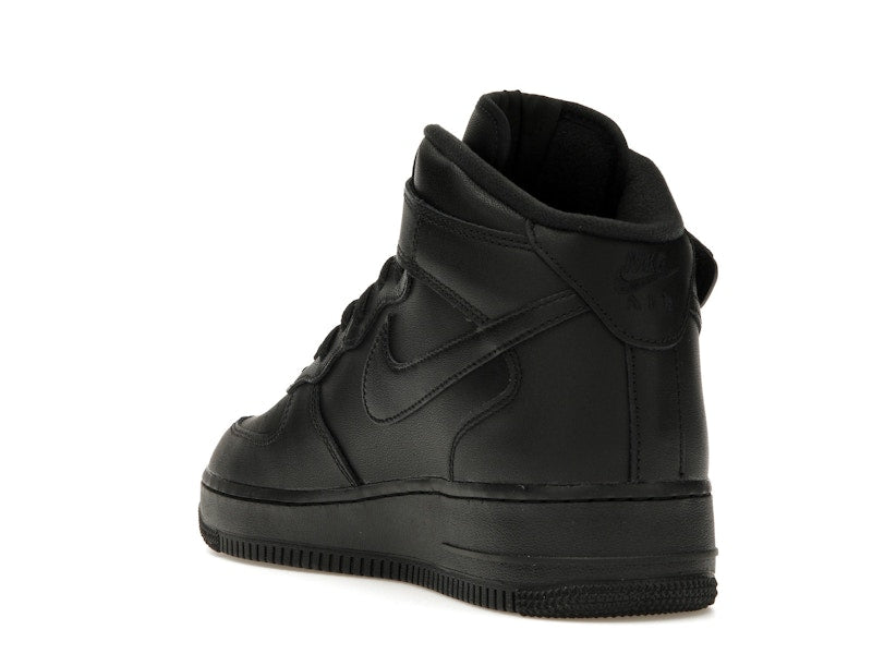 Nike Air Force 1 Mid Supreme Black, vista a 360 gradi 25 di 36