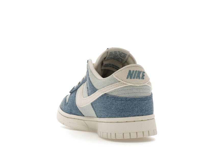 Nike Dunk Low Smokey Blue Denim (Women's), vista a 360 gradi 26 di 36