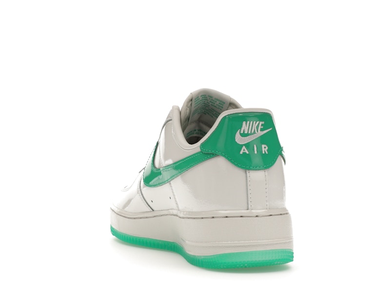 Nike Air Force 1 Low '07 Patent Platinum Tint Stadium Green, vista a 360 gradi 26 di 36