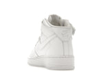 Nike Air Force 1 Mid Triple White (W) - White/White-White - DD9625-100/366731-100 - 26