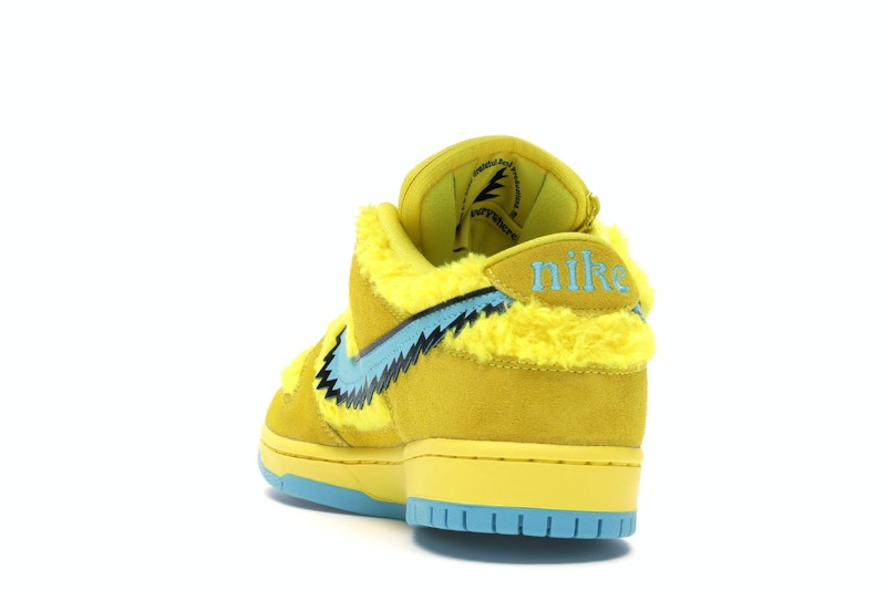 Nike Sb Dunk Low Grateful Dead Bears Yellow - Opti Yellow/Blue Fury - CJ5378-700 - 26