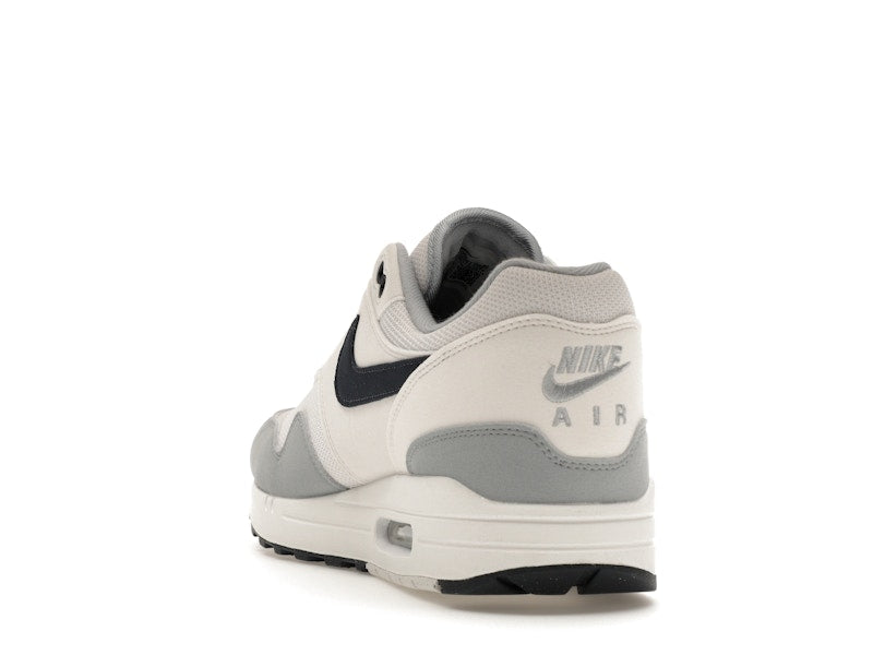 Nike Air Max 1 Platinum Tint Dark Obsidian, vista a 360 gradi 26 di 36