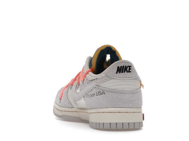 Nike Dunk Low Off White Lot 19 - Sail/Neutral Grey-Orange Pulse - DJ0950-119 - 26