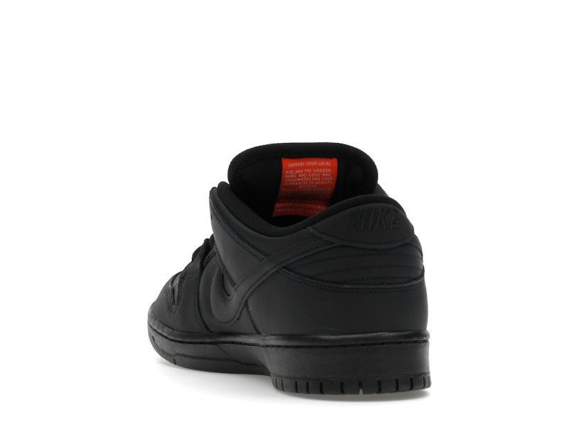 Nike Sb Dunk Low Pro Triple Black - Black/Anthracite/Safety Orange - FJ1674-001 - 26