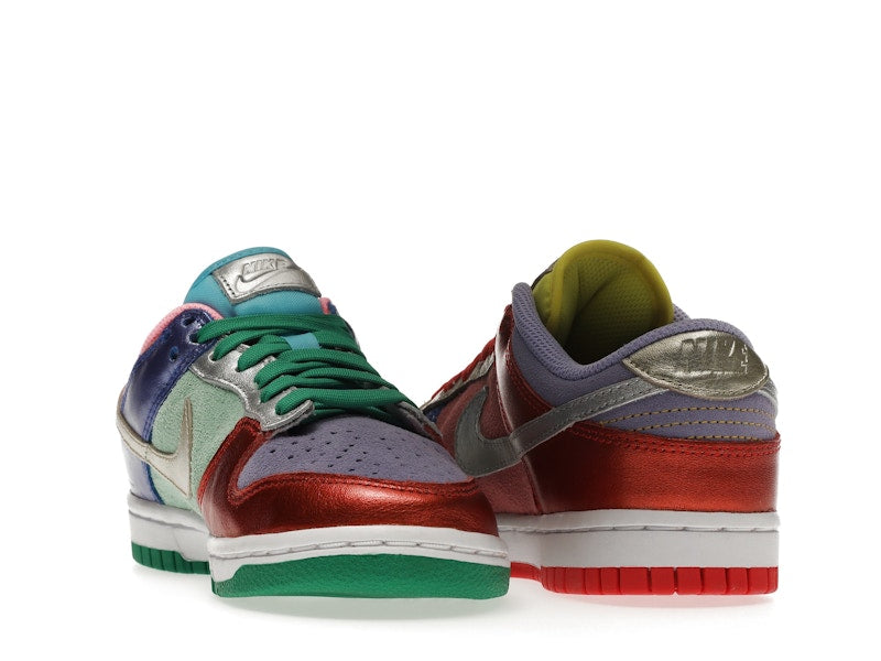 Nike Dunk Low Sunset Pulse (W) - Sunset Pulse/Silver-Purple Pulse - DN0855-600 / DD1872-600 - 26