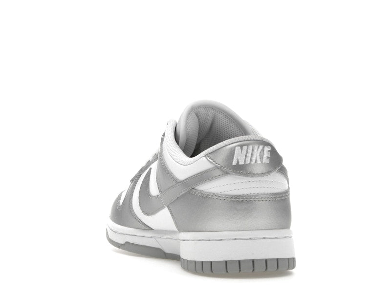 Nike Dunk Low Metallic Silver Womens - White/Metallic Silver/Blue Joy - FV1311-100 - 26
