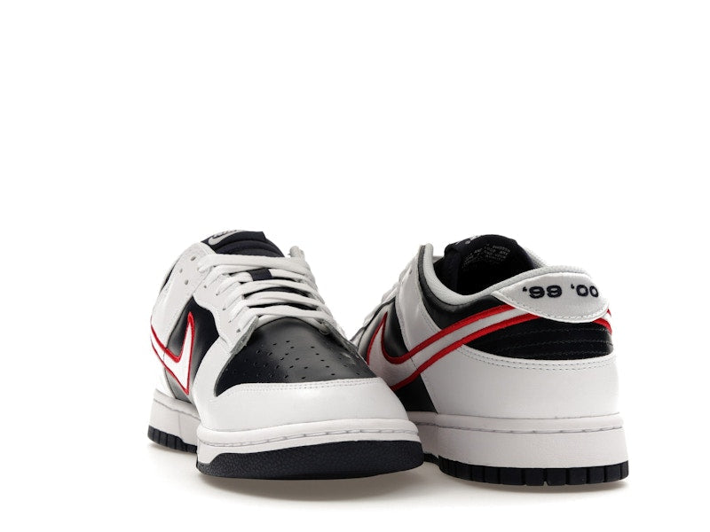 Nike Dunk Low Houston Comets Four Peat Womens - White/Obsidian/Wolf Grey/University Red - DZ2780-100 - 26