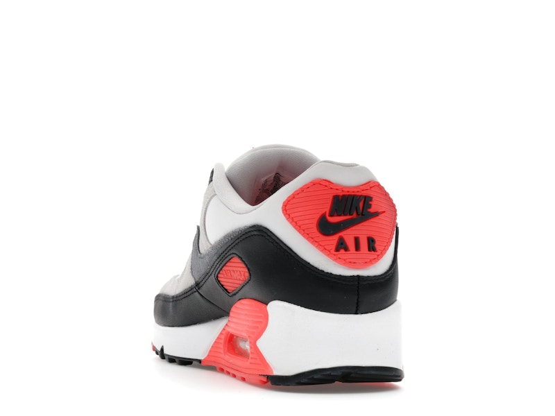 Nike Air Max 90 Infrared 2026 Iu1055 100 - White/Cement Grey/Infrared/Black - IU1055-100 - 26