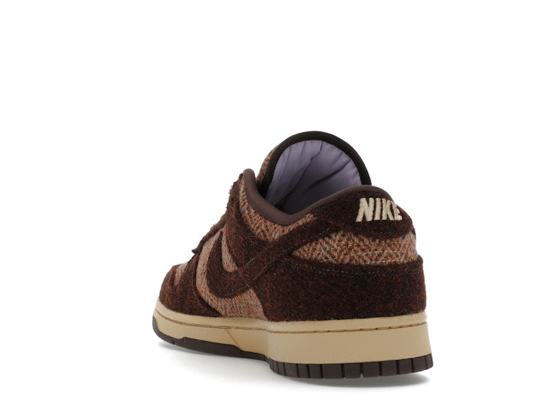 Nike Dunk Low Harris Tweed Sesame Womens - Sesame/Violet Mist/Baroque Brown - IO0052-200 - 26