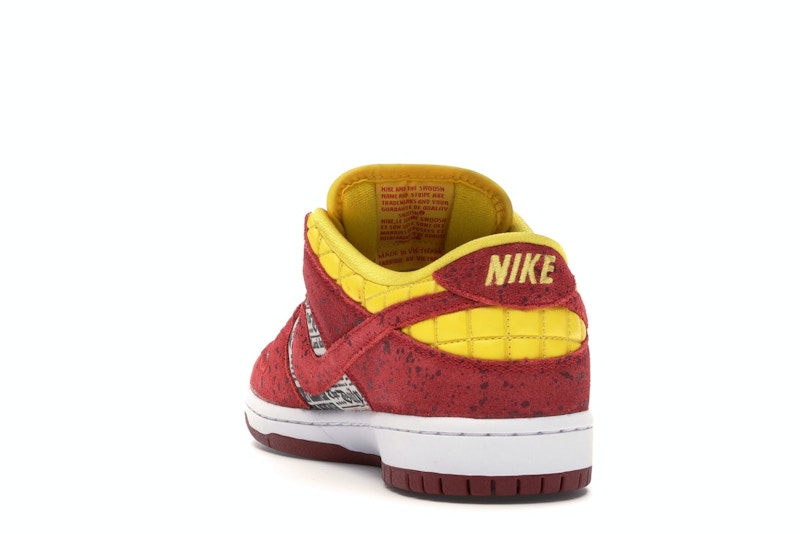 Nike Dunk Sb Low Rukus Crawfish - Action Red/Metallic Silver-Tour Yellow - nike-dunk-sb-low-rukus-crawfish - 26