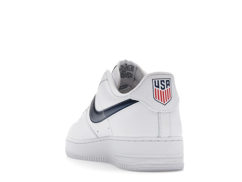 Nike Air Force 1 Low 07 Lv8 Team Usa World Cup - White/Midnight Navy/University Red/Metallic Gold - IQ0407-100 - 26