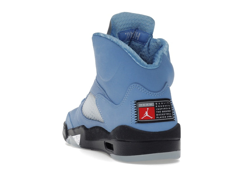 Air Jordan 5 Retro Unc University Blue, vista a 360 gradi 26 di 36