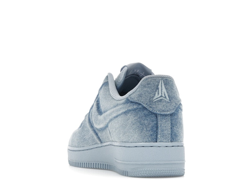 Nike Air Force 1 Low Ja Morant Denim Light Armory Blue - Light Armory Blue/White/Metallic Silver - IQ9773-400 - 26