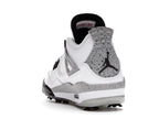 Air Jordan 4 Retro Golf White Cement - White/Tech Grey-Black-Fire Red - CU9981-100 - 26