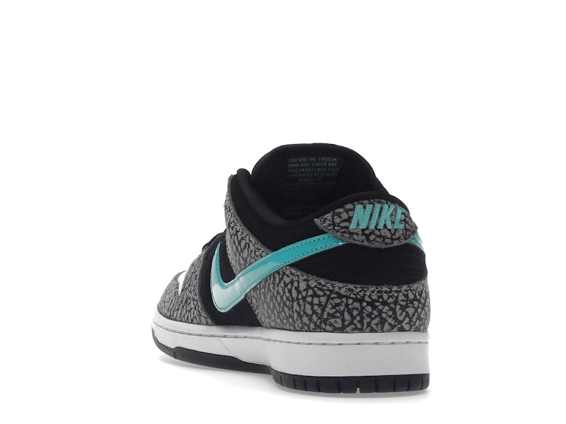 Nike Sb Dunk Low Atmos Elephant - Medium Grey/Black-White-Clear Jade - BQ6817-009 - 26