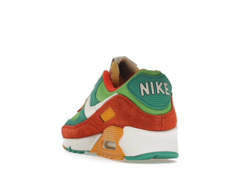 Nike Air Max 90 SE Running Club - Roma Green/Sail/Orange/Mean Green - DC9336-300 - 26
