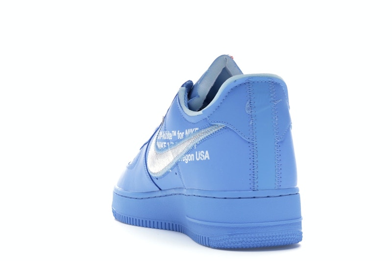 Nike Air Force 1 Low Off White University Blue - University Blue/Metallic Silver-White - CI1173-400 - 26
