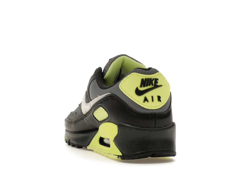 Nike Air Max 90 Smoke Grey Light Lemon Twist, vista a 360 gradi 26 di 36