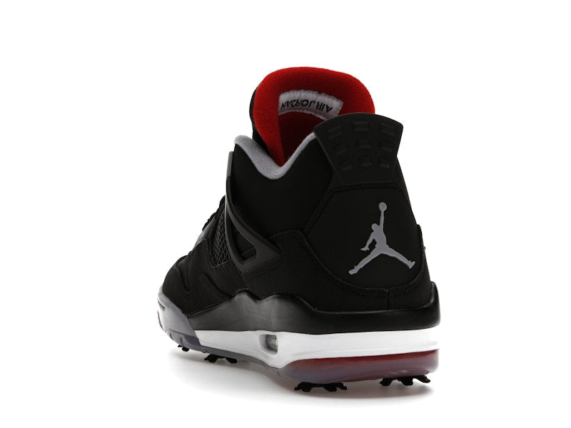 Air Jordan 4 Retro Golf Bred - Black/Fire Red-Cement Grey-White - CU9981-002 - 26