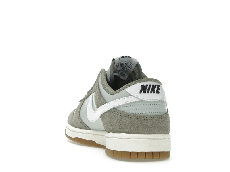 Nike Dunk Low Retro SE Light Silver Light Army Sail White, vista a 360 gradi 26 di 36