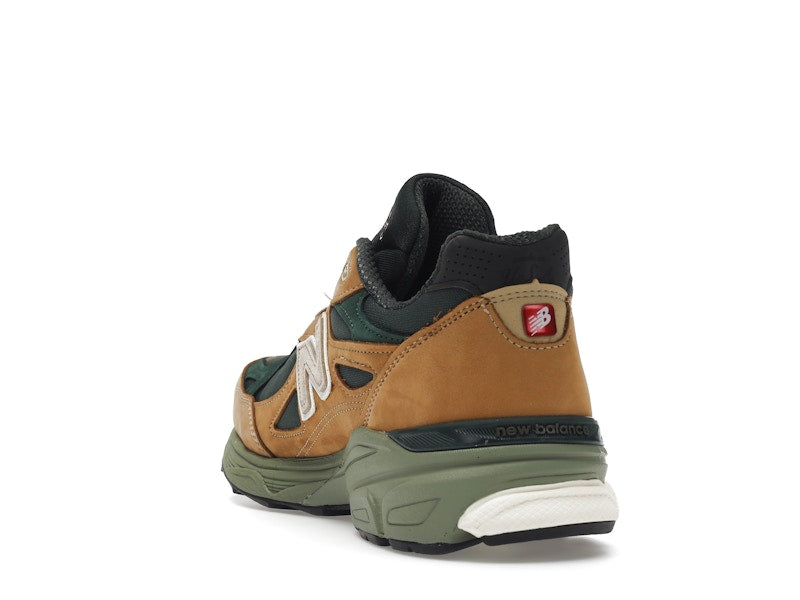 New Balance 990v3 MiUSA Tan Green, vista a 360 gradi 26 di 36