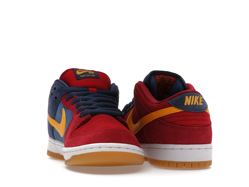 Nike Sb Dunk Low Barcelona - Maroon/Navy-Gold - DJ0606-400 - 26