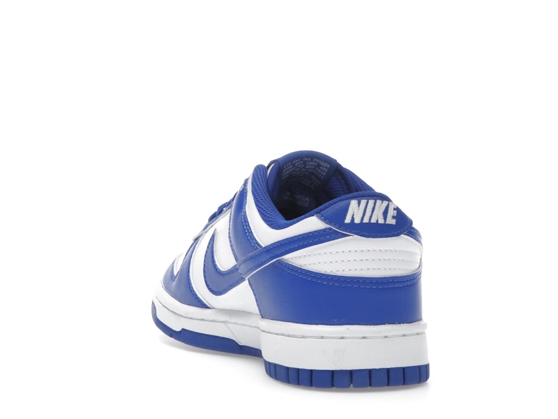 Nike Dunk Low White Hyper Royal (2025), vista a 360 gradi 26 di 36