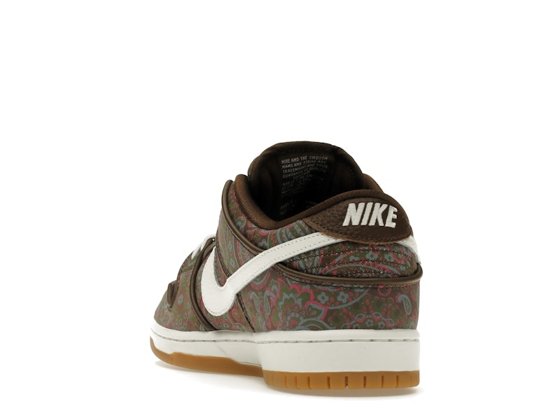 Nike Sb Dunk Low Pro Paisley Brown - Brown/Muli-Color-White-Gum - DH7534-200 - 26