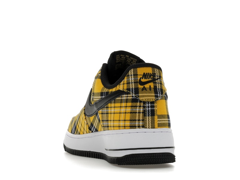 Nike Air Force 1 Low Clueless Yellow Plaid Womens - Multi-Color/Black/Yellow Ochre/White - IR5596-900 - 26