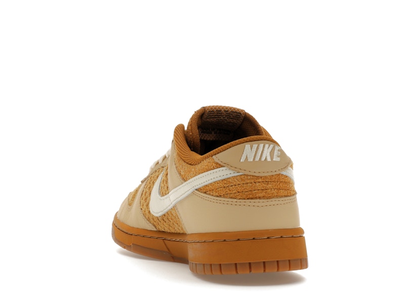 Nike Dunk Low Waffle - Wheat/Coconut Milk/Sesame/Black/Total Orange - FZ4041-744 - 26
