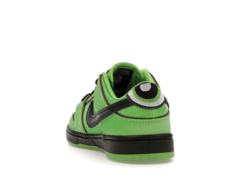 Nike Sb Dunk Low The Powerpuff Girls Buttercup (PS) - Mean Green/Black/Lotus Pink - FZ8832-300 - 26